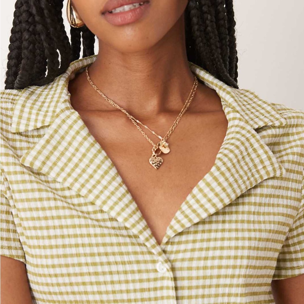 Green Gingham Matching Set - Picture 2 of 6